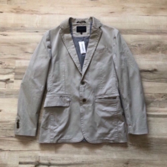 BNWT!! Banana Republic Modern Slim Fit Khaki Blazer - Picture 1 of 9